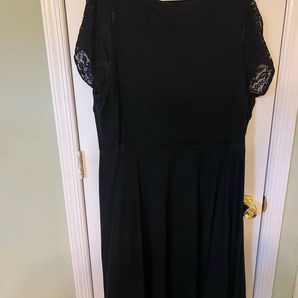 Torrid Plus size Classic Black Dress - Picture 2 of 4